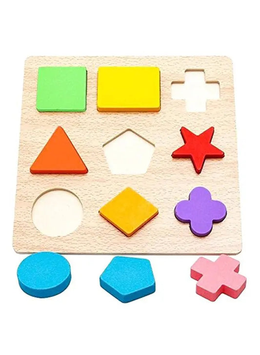 10 Piece Creative Craft Geometric Shape Sorter Educational Learning Toy For Kids - Breeze Arabia