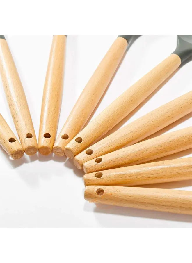 11-Piece Cooking Utensils Set With Handles - Breez Shop