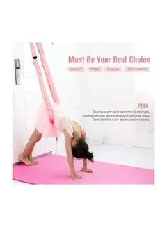 Aerial Yoga Strap, Fitness Strap Band for Waist Trainer Leg Stretching, Door Swing Adjustable Strap - Breeze Arabia