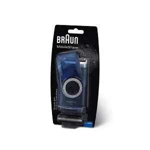 Braun Mobile Shave Battery Shave, M-60 Transparent Blue - Breeze Arabia