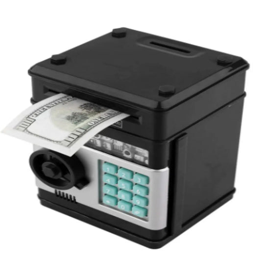 Electronic Money Saving Box With Password Unique Detailed Design Durable - Breez Shop