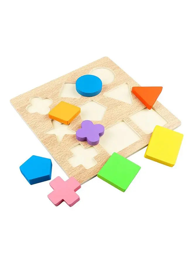 10 Piece Creative Craft Geometric Shape Sorter Educational Learning Toy For Kids - Breeze Arabia