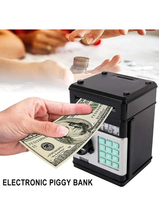 Electronic Money Saving Box With Password Unique Detailed Design Durable - Breez Shop