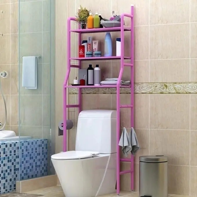 Over Toilet Storage Bathroom Shelving White - Breeze Arabia