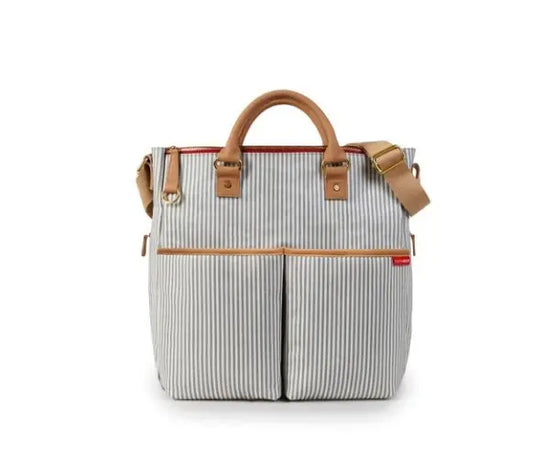 Skip Hop Duo Special Edition Diaper Bag French Stripe Mother Bag/ Mother essential/ new Mom Bag - Breeze Arabia
