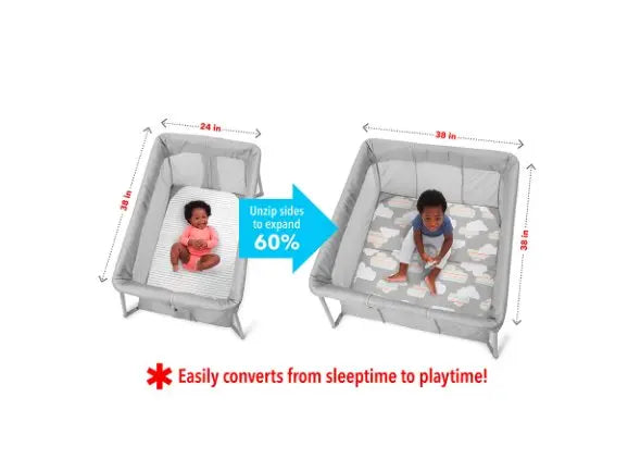 Skip Hop Play To Night Expanding Travel Crib - Breeze Arabia