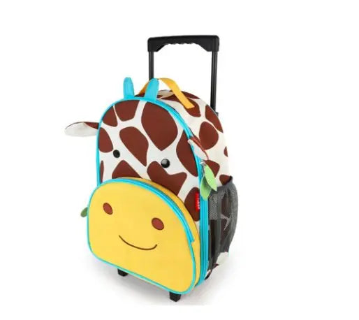 Skip Hop Zoo Kids Rolling Luggage Bag Unicorn /Owl/ Monkey/ Ladybug / Giraffe - Breeze Arabia