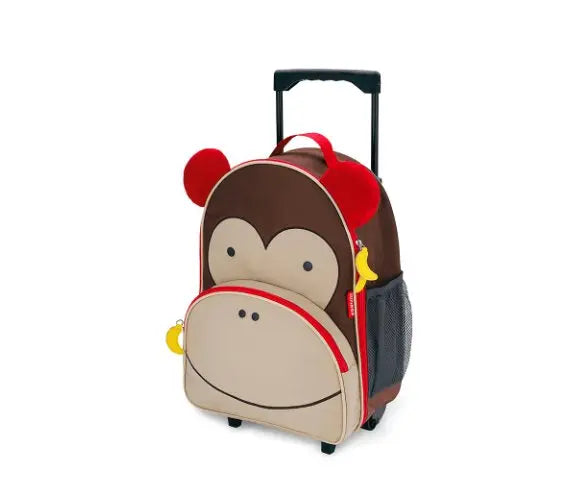 Skip Hop Zoo Kids Rolling Luggage Bag Unicorn /Owl/ Monkey/ Ladybug / Giraffe - Breeze Arabia